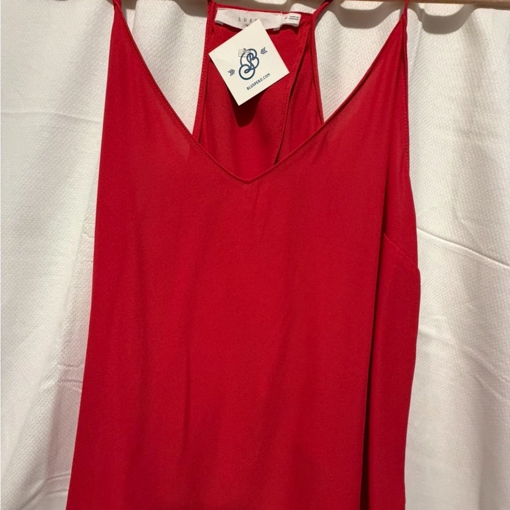 Lush Vibrant Red Camisole Top